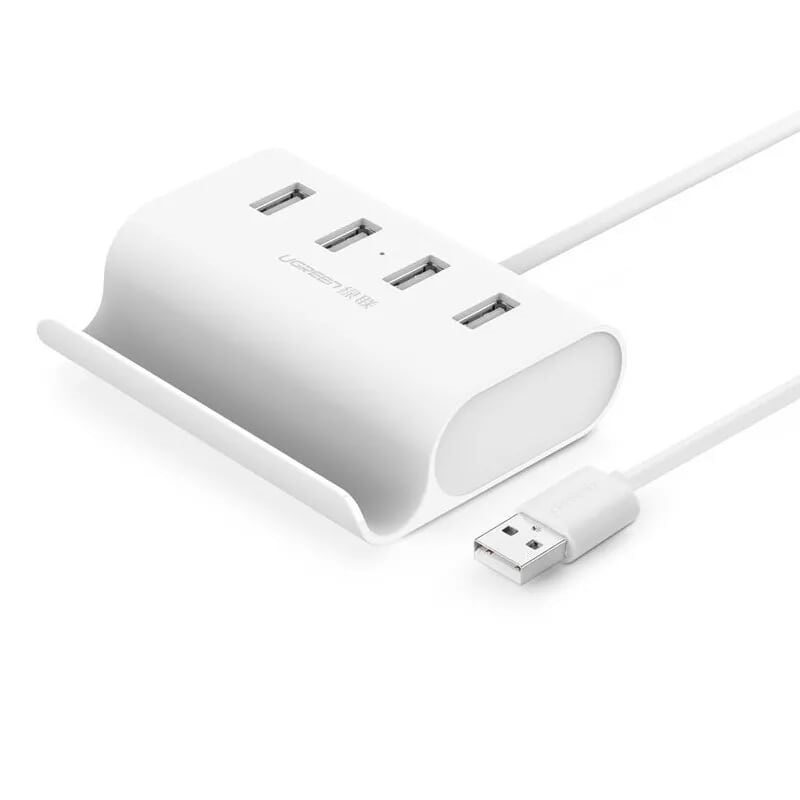 Ugreen 30224 1M Màu Trắng USB 2.0 Hub 4 Port