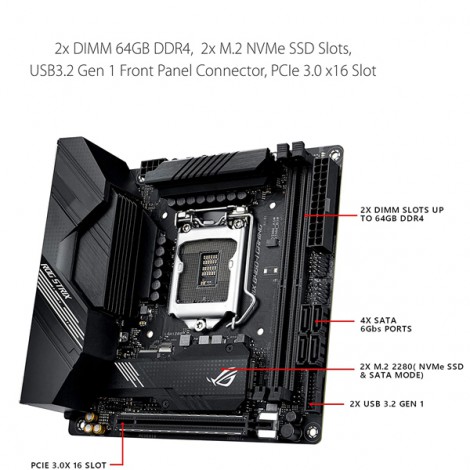 Mainboard ASUS ROG STRIX B460-I GAMING 2
