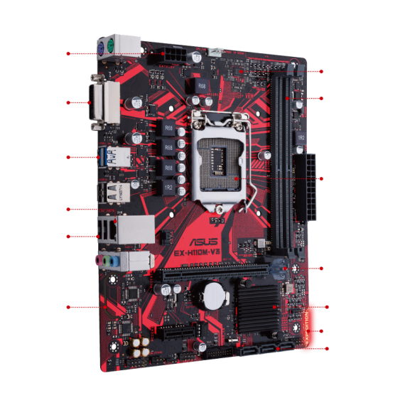 Mainboard ASUS EX-H110M-V3