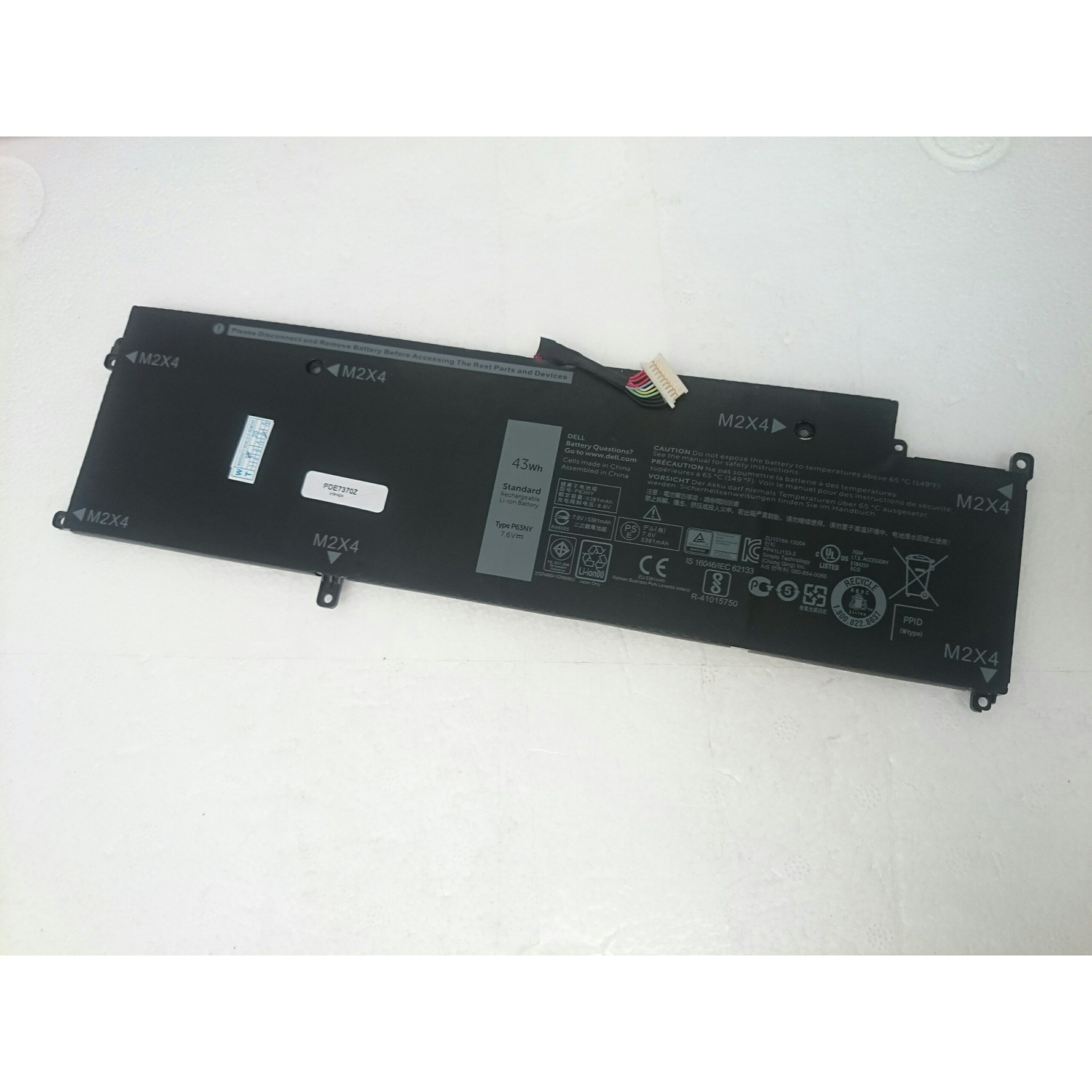 Pin laptop Dell Latitude 7370