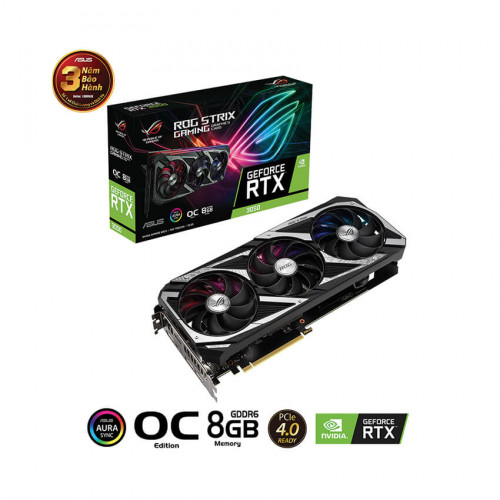 Card màn hình Asus ROG-STRIX-RTX 3050-O8G-GAMING