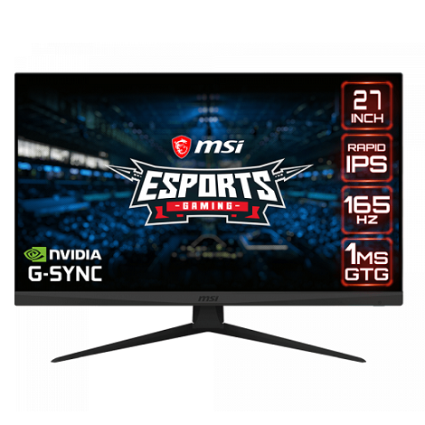 Màn hình LCD MSI Optix G273QF (2560 x 1440/IPS/165Hz/1 ms/G-Sync compatible)