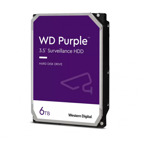 Ổ Cứng Western Digital Purple 6TB 256MB Cache 5640rpm WD64PURZ