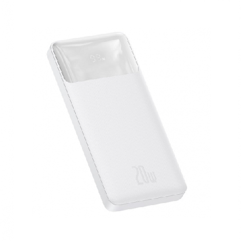 Sạc dự phòng Baseus Bipow Fast Charge 10000mAh 20W White LVA020-1W-20 (PPBD050502)