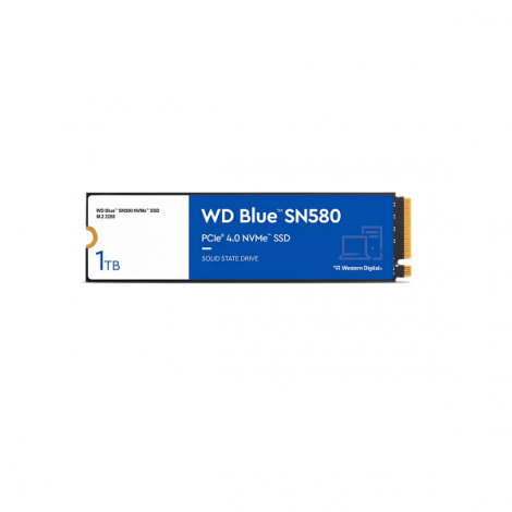 Ổ cứng gắn trong SSD 1TB M.2 PCIE NVME Gen 4x4 Western Digital Blue SN580 WDS100T3B0E