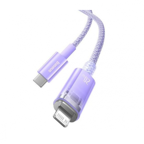 Cáp Sạc Nhanh Tự Ngắt Type C to Lightning dài 2m Baseus Explorer Series 2 PD 20W CATS010305