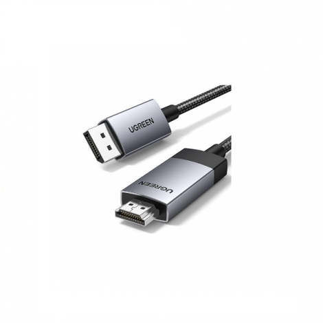 Cáp chuyển đổi Displayport to HDMI dài 2m hỗ trợ 4K60Hz, 2K144Hz, 1080p240Hz, Ugreen 15774
