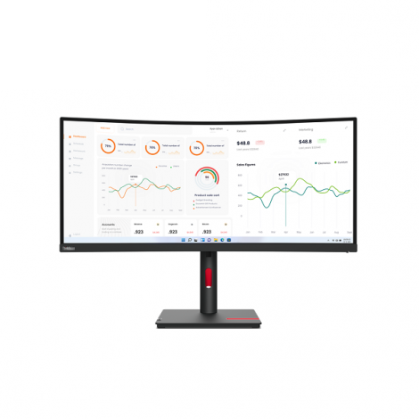 Màn hình LCD Lenovo ThinkVision T34w-30 63D4GAR1WW (34 inches/ 3440 x 1440/ 350 cd/m2/ 4ms/ 60Hz)
