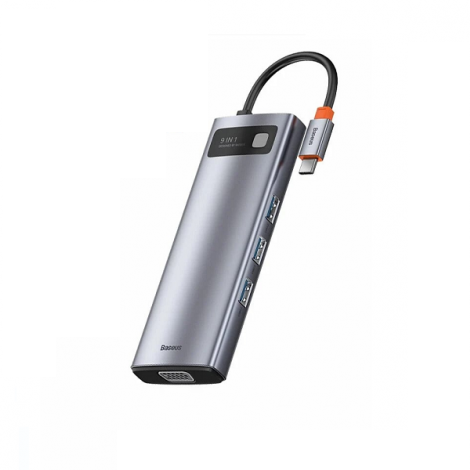 Bộ chuyển đổi USB-C đa năng Baseus Metal Gleam Series 9 trong 1 CAHUB-CU0G