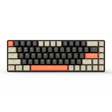 Bàn phím cơ Gaming không dây EK368L Beta Gray-White Red Switch