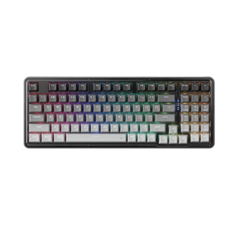 Bàn phím cơ Gaming không dây Machenike K500F-B94W Tri-Mode RGB màu Đen Xám G.Rule Jade Switch