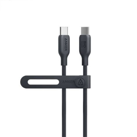 Cáp sạc Anker 544 Type-C sang Type-C dài 1.8m TPE Bio-Based màu đen (black) B2B_A80F2H11