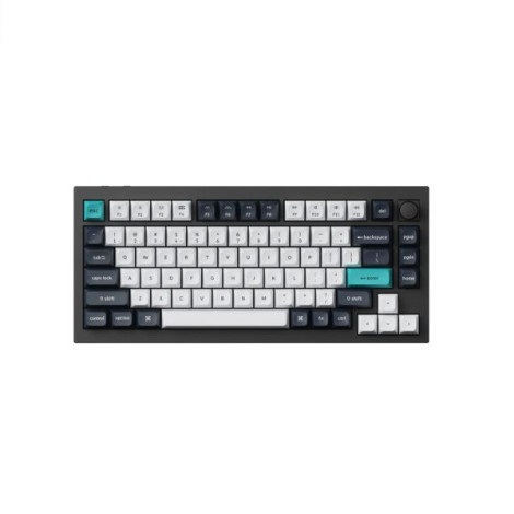 Bàn phím cơ Gaming không dây Keychron Q1M-M1 Q1 Max Swappable RGB Backlight Red Switch Knob Version Carbon Black