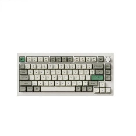 Bàn phím cơ Gaming không dây Keychron Q1M-P3 Q1 Max Swappable RGB Backlight Brown Switch Knob Version Shell White