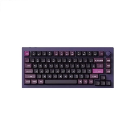 Bàn phím cơ Gaming không dây Keychron Q1M-V4 Q1 Max Swappable RGB Backlight Banana Switch Knob Version Purple