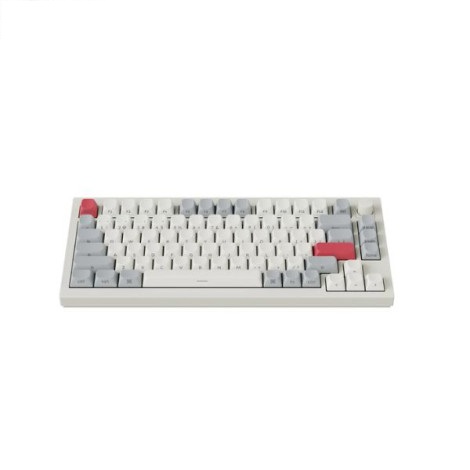 Bàn phím cơ Gaming không dây Keychron Q1M-P3S Q1 Max Swappable RGB Brown Switch Side-Printed Keycaps Knob Version Shell White