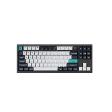 Bàn phím cơ Gaming không dây Keychron Q3M-M3 Q3 Max Swappable RGB Backlight Brown Switch Knob Version Carbon Black