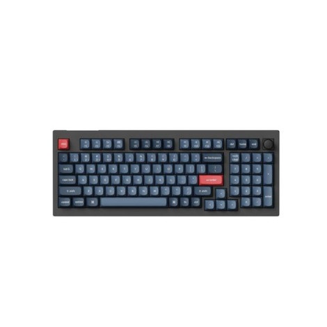 Bàn phím cơ không dây Keychron V5M-D4 V5 Max Swappable RGB Backlight Banana Switch Carbon Black
