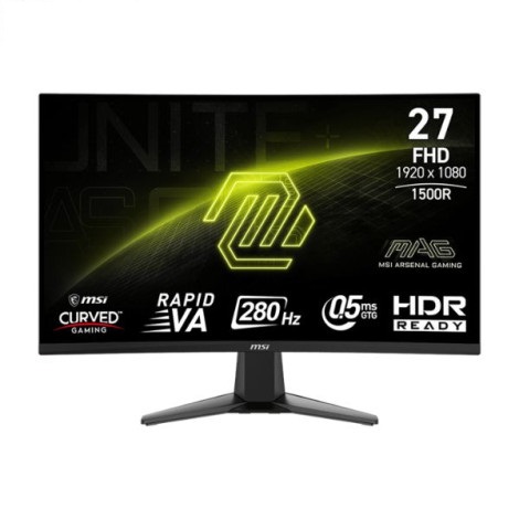 Màn hình LCD MSI MAG 276CXF (27 inch/ 1920 x 1080/ 300 cd/m2/ 0.5ms/ 280Hz/ Curved)