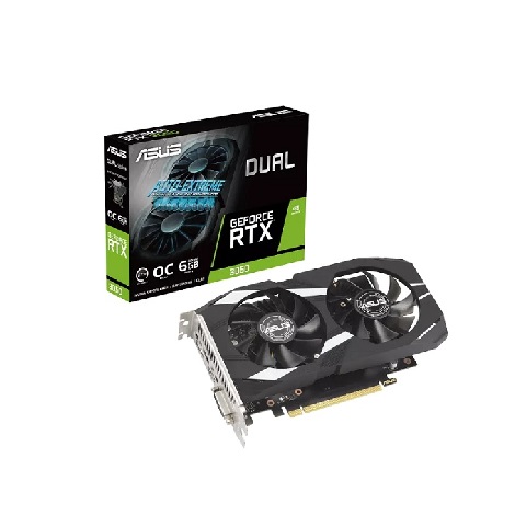 Card Màn Hình ASUS Dual GeForce RTX 3050 OC Edition 6GB GDDR6 (DUAL-RTX3050-O6G)