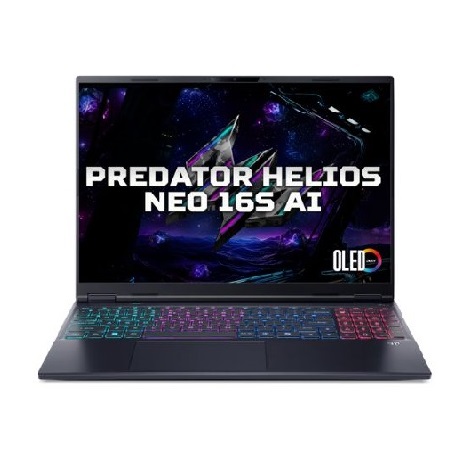 Laptop Acer Predator Helios Neo 16S AI PHN16S-71-94T0 (U9-275HX/ Ram 32GB/ SSD 2TB/ RTX 5070 Ti 12GB/ Windows 11 Home/ 1Y/ Đen)