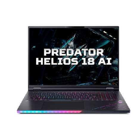 Laptop Acer Predator Helios 18 AI PH18-73-93P0 (U9-275HX/ Ram 64GB/ SSD 3TB/ RTX 5080 16GB/ Windows 11 Home/ 1Y/ Đen)