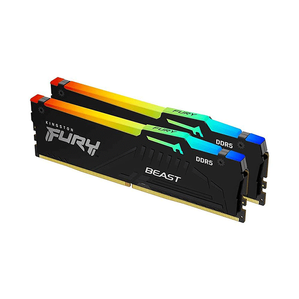 Ram Desktop Kingston Fury Beast Black 64GB DDR5 Bus 5600Mhz KF556C40BBK2-64