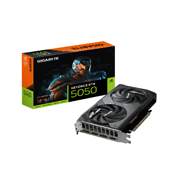 Card Màn Hình Gigabyte GeForce RTX 5050 WINDFORCE OC 8G (GV-N5050WF2OC-8GD)