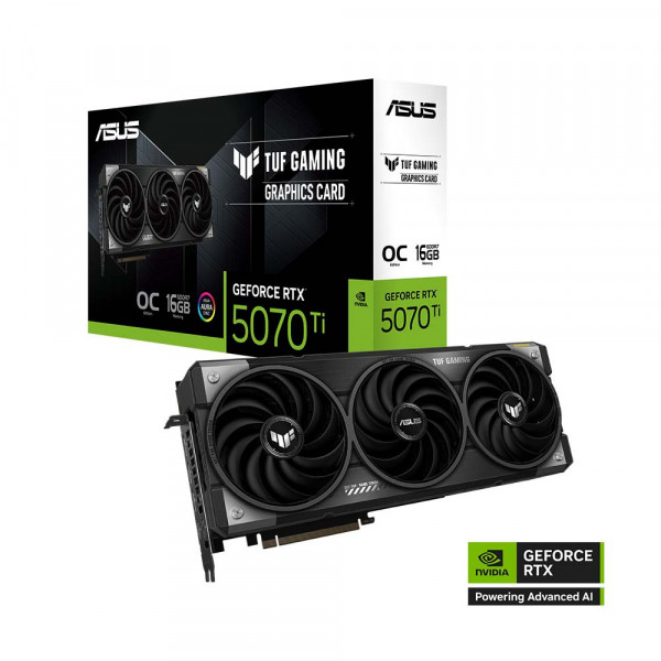 Card Màn Hình ASUS TUF Gaming GeForce RTX 5070 Ti 16GB GDDR7 (TUF-RTX5070TI-O16G-GAMING)