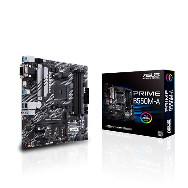 Mainboard Asus Prime B550M-A (4 x DDR4/ 128GB/ AMD AM4/ Micro ATX)