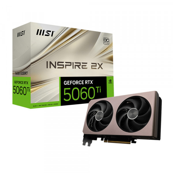 Card Màn Hình MSI GeForce RTX 5060 Ti 16G INSPIRE 2X OC