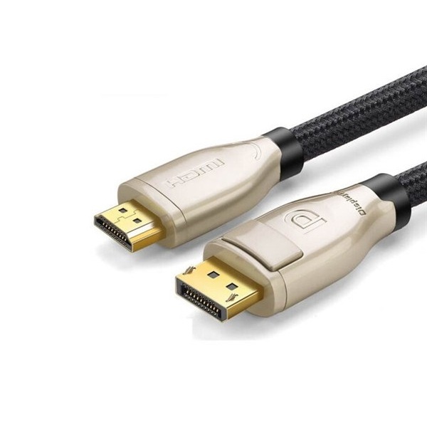 Cáp Displayport to HDMI 2.0 dài 3m hỗ trợ 3D 4K/60Hz chính hãng Ugreen 40435 cao cấp
