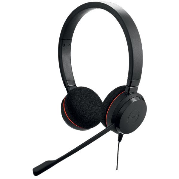 Tai nghe call center Jabra Evolve 20 Stereo (chuẩn USB-A và USB-C, 2 tai)