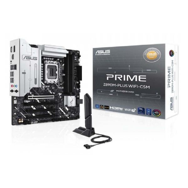 Mainboard Asus Prime Z890M-PLUS WIFI-CSM (Intel Z890/ Socket 1851/ M-ATX/ 4 khe ram/ DDR5/ 2.5 Gigabit LAN)