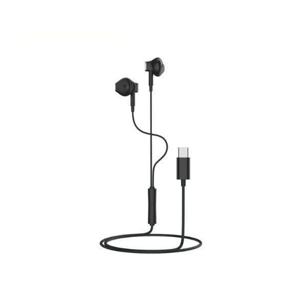Tai nghe Yison Celebrat Wired Earphones D12 Type-C (Black)