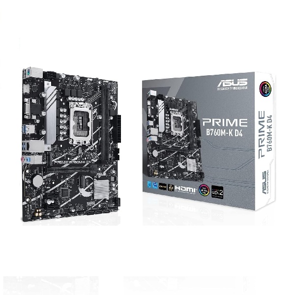 Mainboard ASUS PRIME B760M-K (2 x DDR5/ 96GB/ LGA 1700/ Micro ATX)