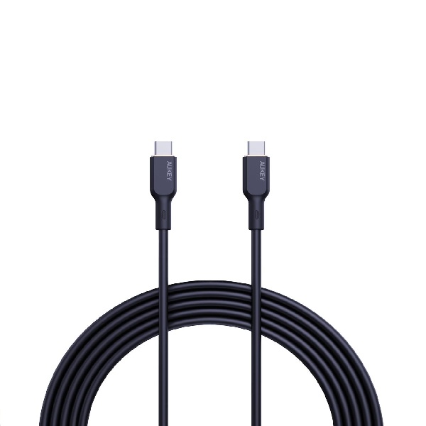 Cáp Sạc Nhanh C to C AUKEY CB-SCC101 100W dài 1m CB-SCC101-BLK (CBSCC101-BLK) - Black