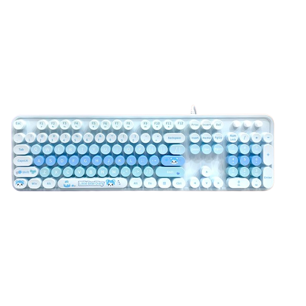 Bàn phím văn phòng có dây USB Sweet Mofii Blue Colorful