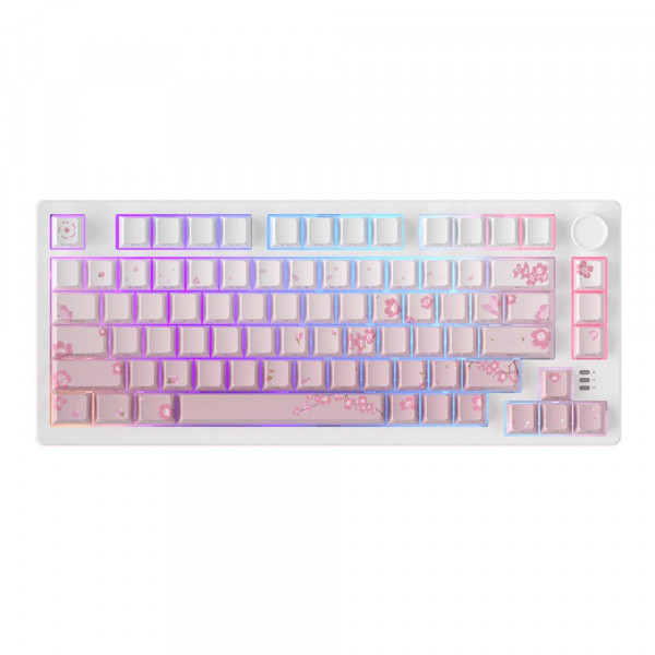Bàn phím cơ Gaming Triple mode Dareu EK75 PRO (Sakura)
