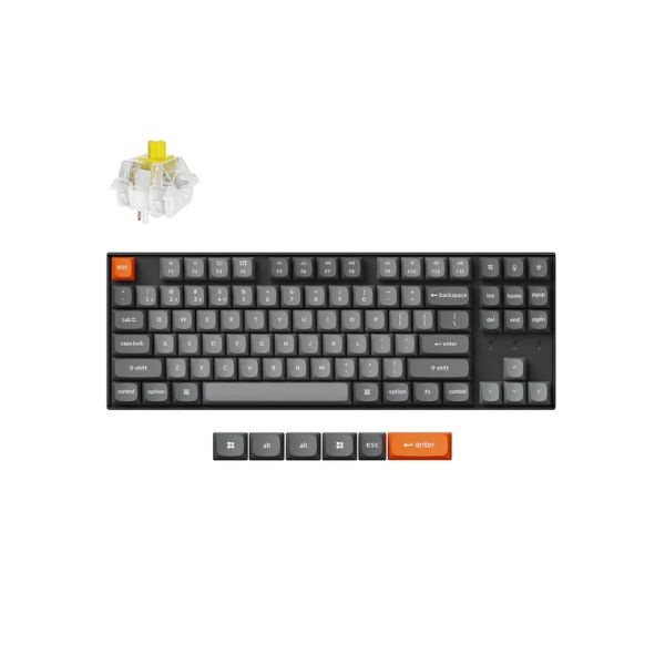 Bàn phím cơ Keychron K8M-B4 K8 Max Banana Switch Black