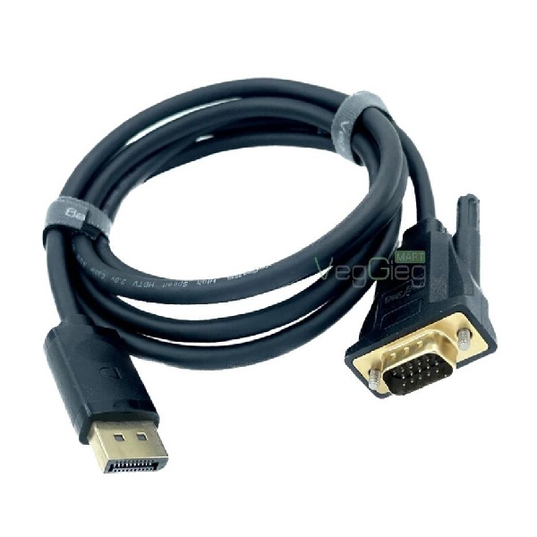Cáp chuyển Displayport sang VGA 1.5m VegGieg V-Z606