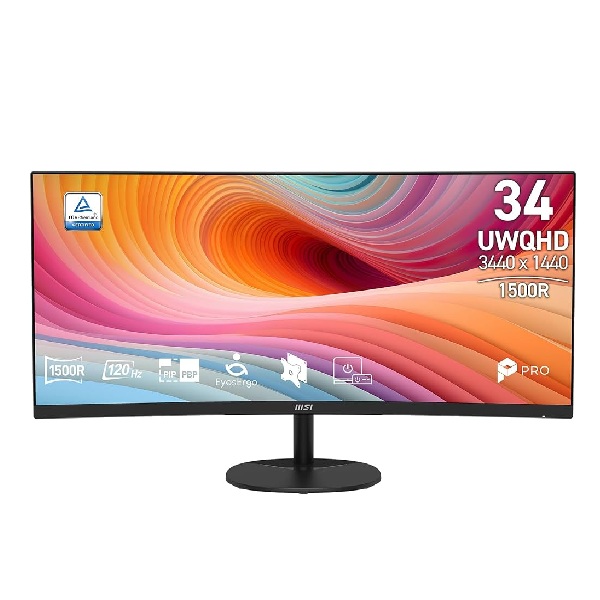 Màn hình LCD MSI Modern MD342CQP (34 inch/ 3440 x 1440/ 300 cd/m2/ 1ms/ 120Hz/ 3W x 2 Speakers/ Curved)