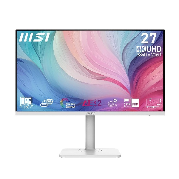 Màn hình LCD MSI Modern MD272UPHW (27 inch/ 3840 x 2160/ 400 cd/m2/ 4ms/ 60Hz/ 2 x 3W Speakers)