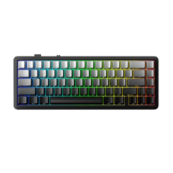 Bàn phím cơ 3 Mode AULA F65 Xám, Đen Gradient Greywood V3 Switch