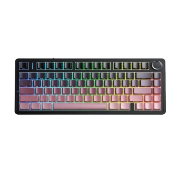 Bàn phím Gaming 3 Mode AULA F75 Đen,Hồng Gradient Reaper switch