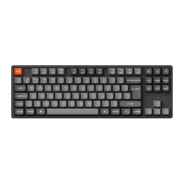 Bàn phím Keychron K8 Max Swappable Red Switch - Black (K8M-H1)