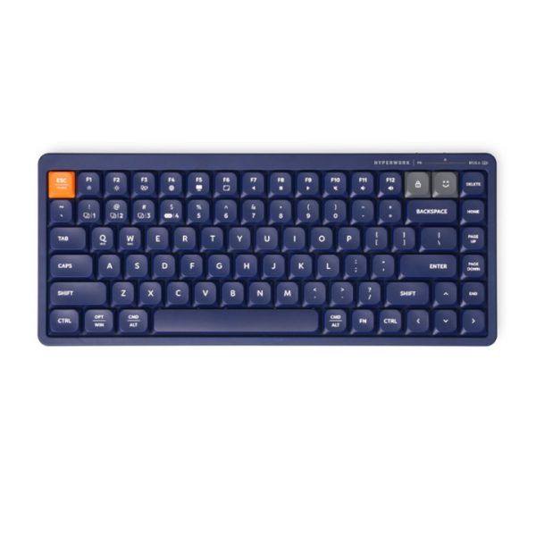 Bàn phím không dây HyperWork SilentKey Mini màu Xanh (HPW-TS01M-BLE)