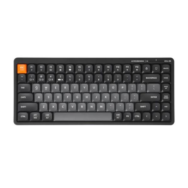 Bàn phím không dây HyperWork SilentKey Mini màu Đen (HPW-TS01M-BLK)