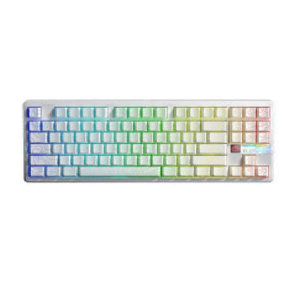 Bàn Phím Cơ Gaming 3 Mode AULA F87 PRO V2 Màu Trắng Contour - Star Vector switch (2605)