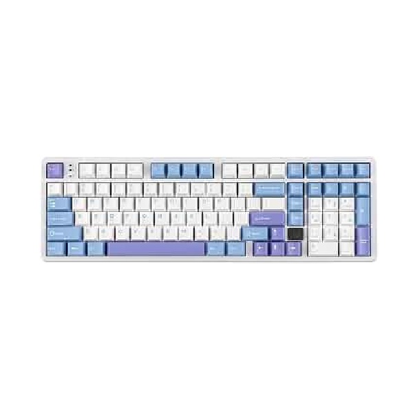 Bàn Phím Cơ Gaming Có Dây LEOBOG Hi98 Màu Xanh, trắng, tím - Barbie switch (6393)